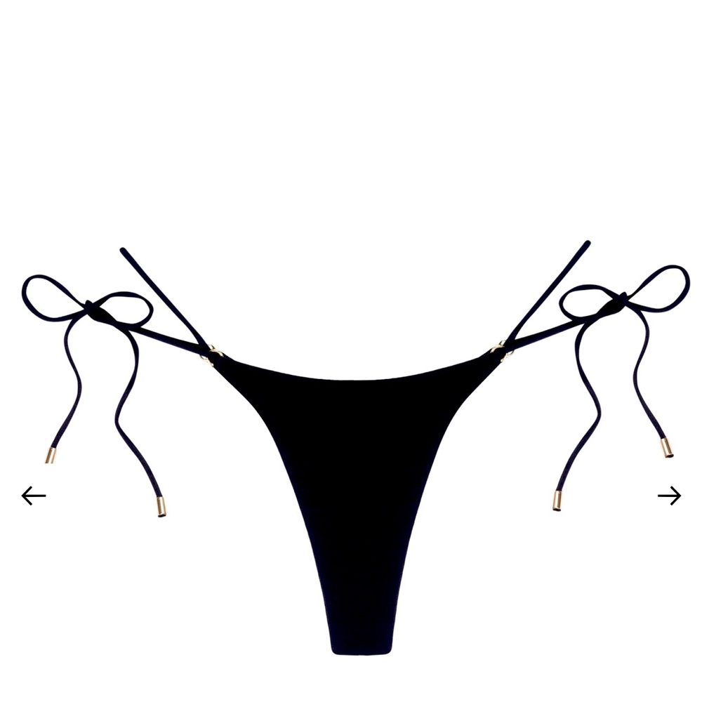 Monday Swimwear Hanalei Bottom - Black (Size M)